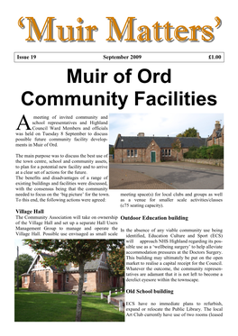 Muir of Ord Community Facilities