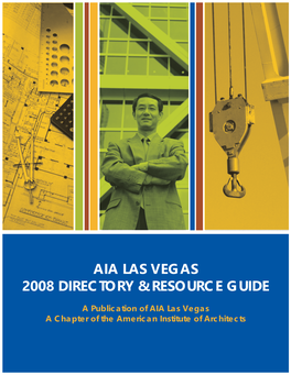 Aia Las Vegas 2008 Directory & Resource Guide