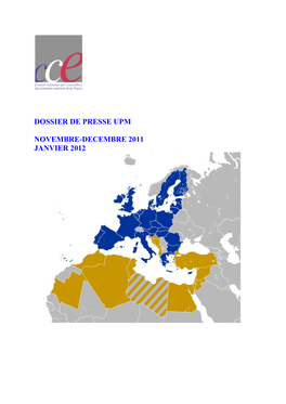 Dossier De Presse Upm Novembre-Decembre 2011