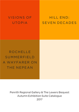 Rochelle Summerfield a Wayfarer on the Nepean Visions of Utopia Hill