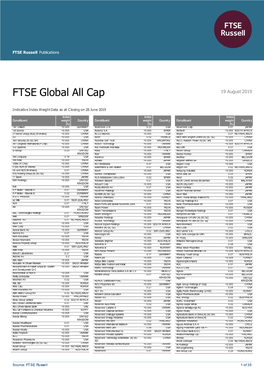 FTSE Publications