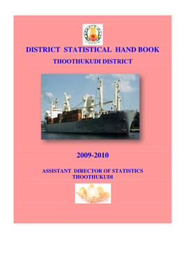 District Statistical Hand Book