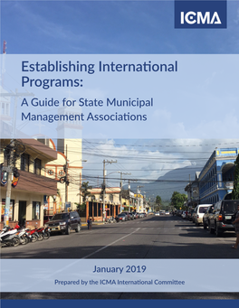 Establishing International Programs: a Guide for State Municipal Management Associations