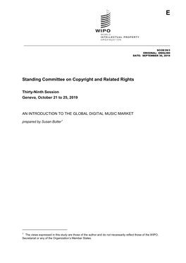 Standing Committee on Copyright and Related Rights