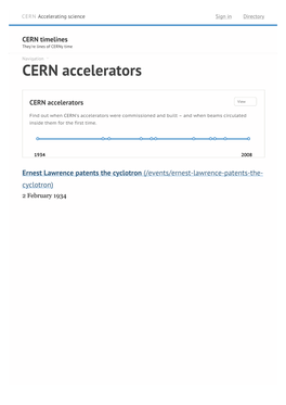 CERN Accelerators