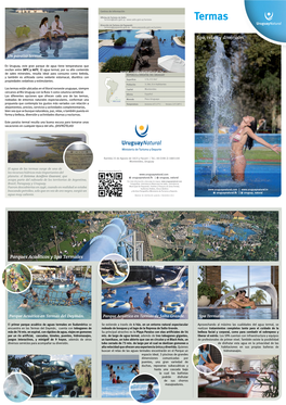 Termas Dirección De Turismo De Paysandú: Turismo@Paysandu.Gub.Uy