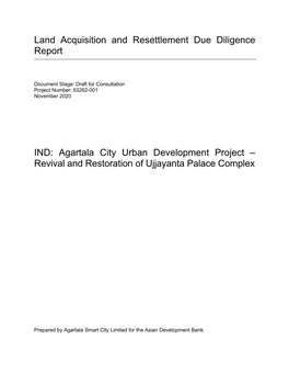 53262-001: Agartala City Urban Development Project