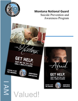 Montana National Guard Suicide Prevention and Awareness Program