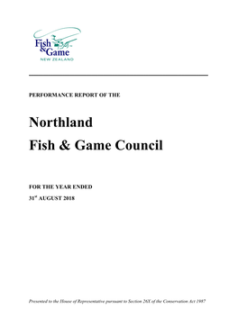 Northland Fish & Game Council