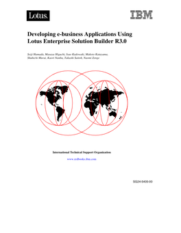 Developing E-Business Applications Using Lotus Enterprise Solution Builder R3.0
