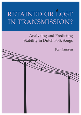 Analyzing and Predicting Stability in Dutch Folk Songs