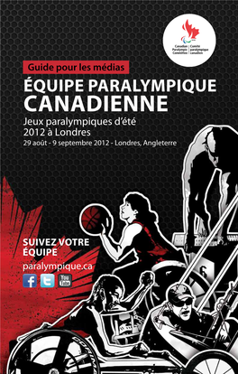 Programmes Du Comité Paralympique Canadien