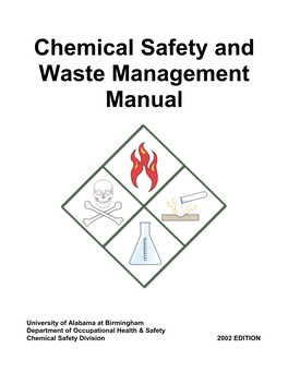 Chemical Safety and Waste Management Manual