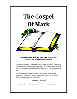 The Gospel of Mark