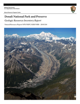 Geologic Resources Inventory Report, Denali National Park and Preserve