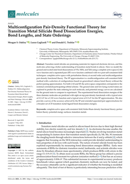 Multiconfiguration Pair-Density Functional Theory for Transition