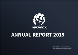 Annual Report 2019