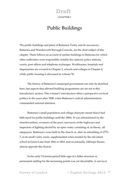 Chapter 1: Public Buildings