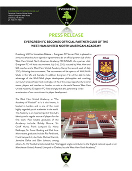 West Ham United Academy Press Releasev4