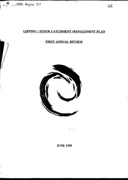 (Dipping / Stour Catchment Management Plan First