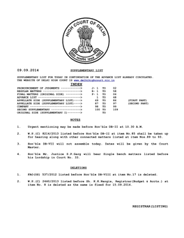 Notes Registrar(Listing)