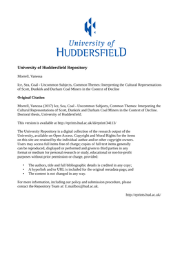 University of Huddersfield Repository