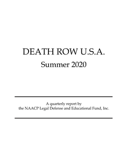 Death Row U.S.A