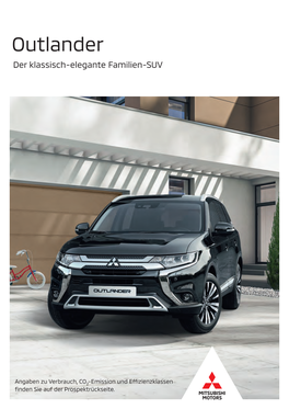 Outlander Der Klassisch-Elegante Familien-SUV