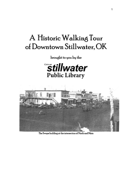 Downtown Stillwater Walking Tour