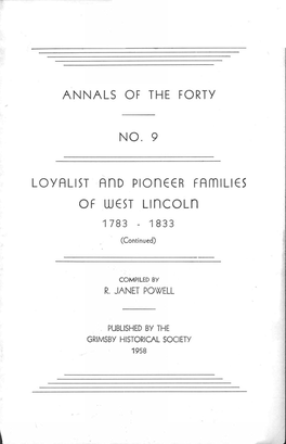 Annals of the Forty