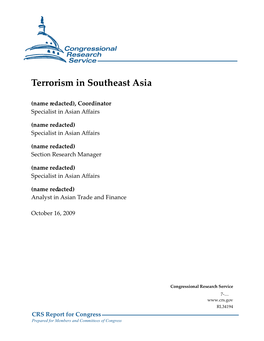 Terrorism in Southeast Asia