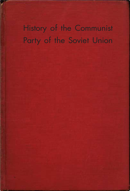 History of the Communist Party of the Soviet Union