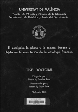 TERCERA PARTE. La Relación Entre Fotografía Y Etnografía En El Origen De La Etnología Académica Francesa