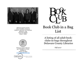Book Club in a Bag John P