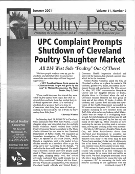 UPC Summer 2001 Poultry Press