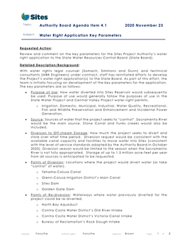 04-01 Water Rights Application Key Parameters AAF (00095529).DOCX