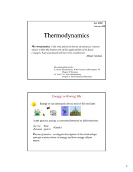 Thermodynamics