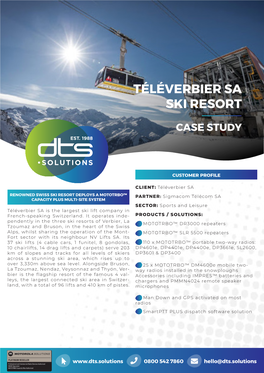 Téléverbier Sa Ski Resort