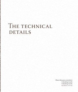 The Technical Details