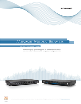 Mirage Media Server