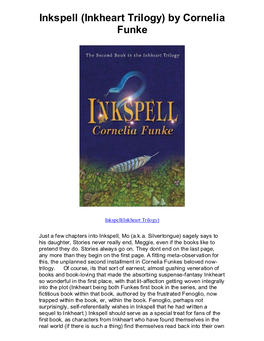 Inkspell (Inkheart Trilogy) by Cornelia Funke