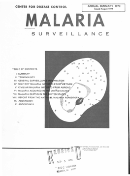 Malaria Surveillance