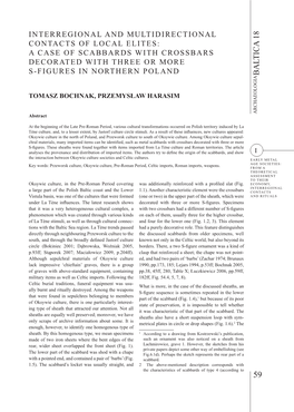 Bochnak Herasim Interregional and Multidirectional Contacts of Local Elites: a Case of Scabbards with Crossbars Decorated with T