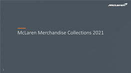 Mclaren Merchandise Collection 2021