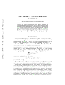 Arxiv:1607.07701V4 [Math.LO] 10 Mar 2021