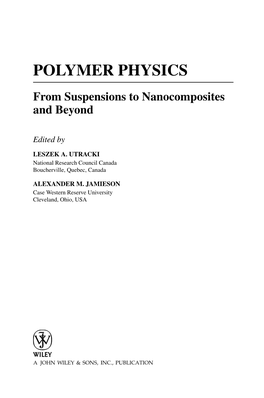 Robert Simha: a Life with Polymers 1 Ivan G