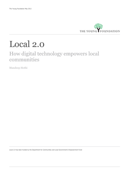 Local 2.0 How Digital Technology Empowers Local Communities