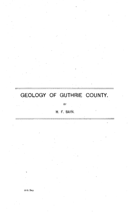 Geology of Guthrie County