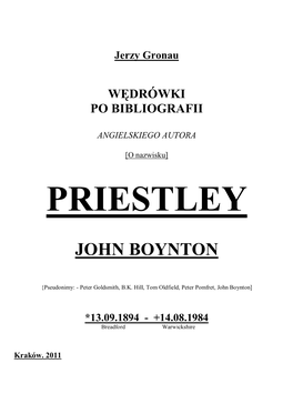 John Boynton Priestley