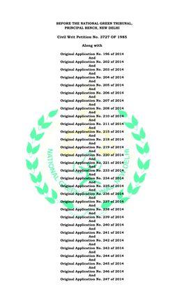 Civil Writ Petition No. 3727 of 1985 Along With